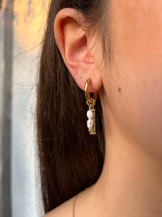 Ivy - boucles d’oreilles dépareillées
