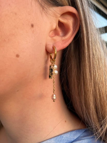 Ivy - boucles d’oreilles dépareillées