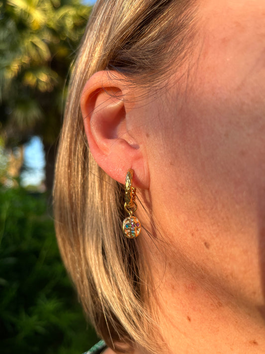 Sarah - Boucles croix
