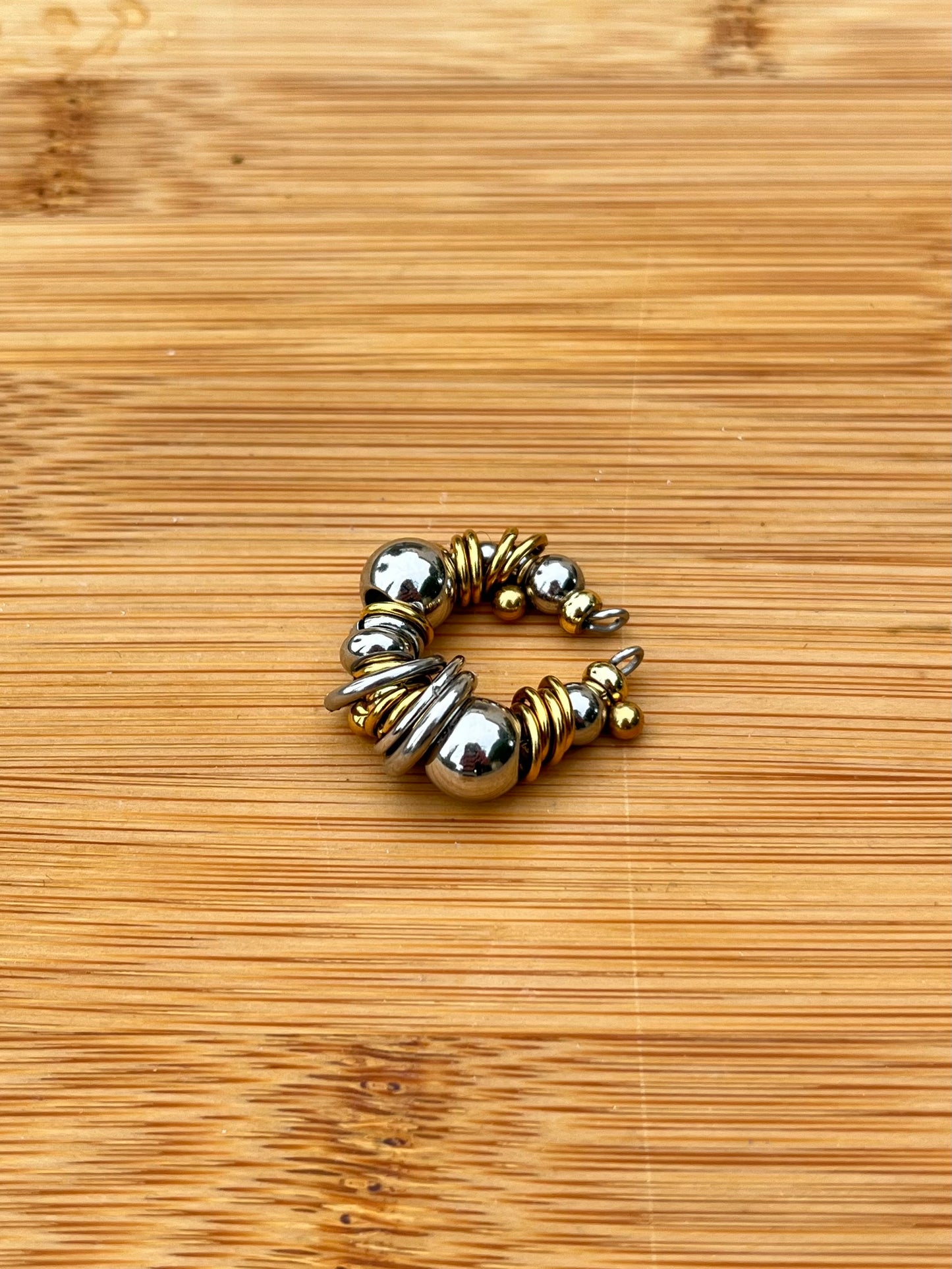 Kyoto - Ear cuff perlé bicolore