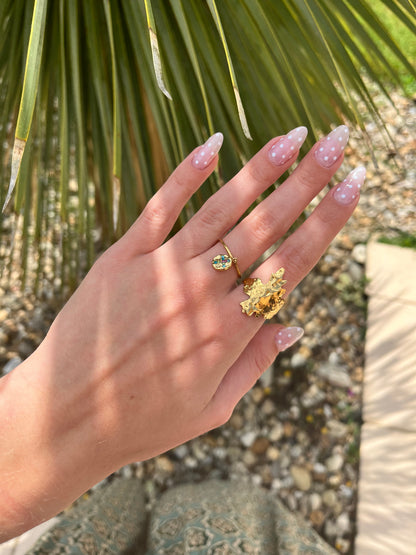 Anaëlle - Bague martellée