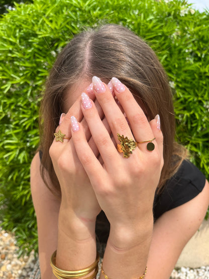 Anaëlle - Bague martellée