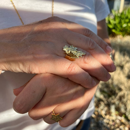 Anaëlle - Bague martellée