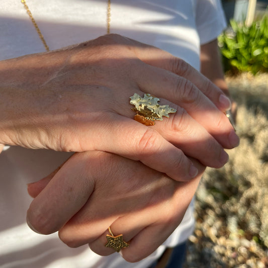 Anaëlle - Bague martellée