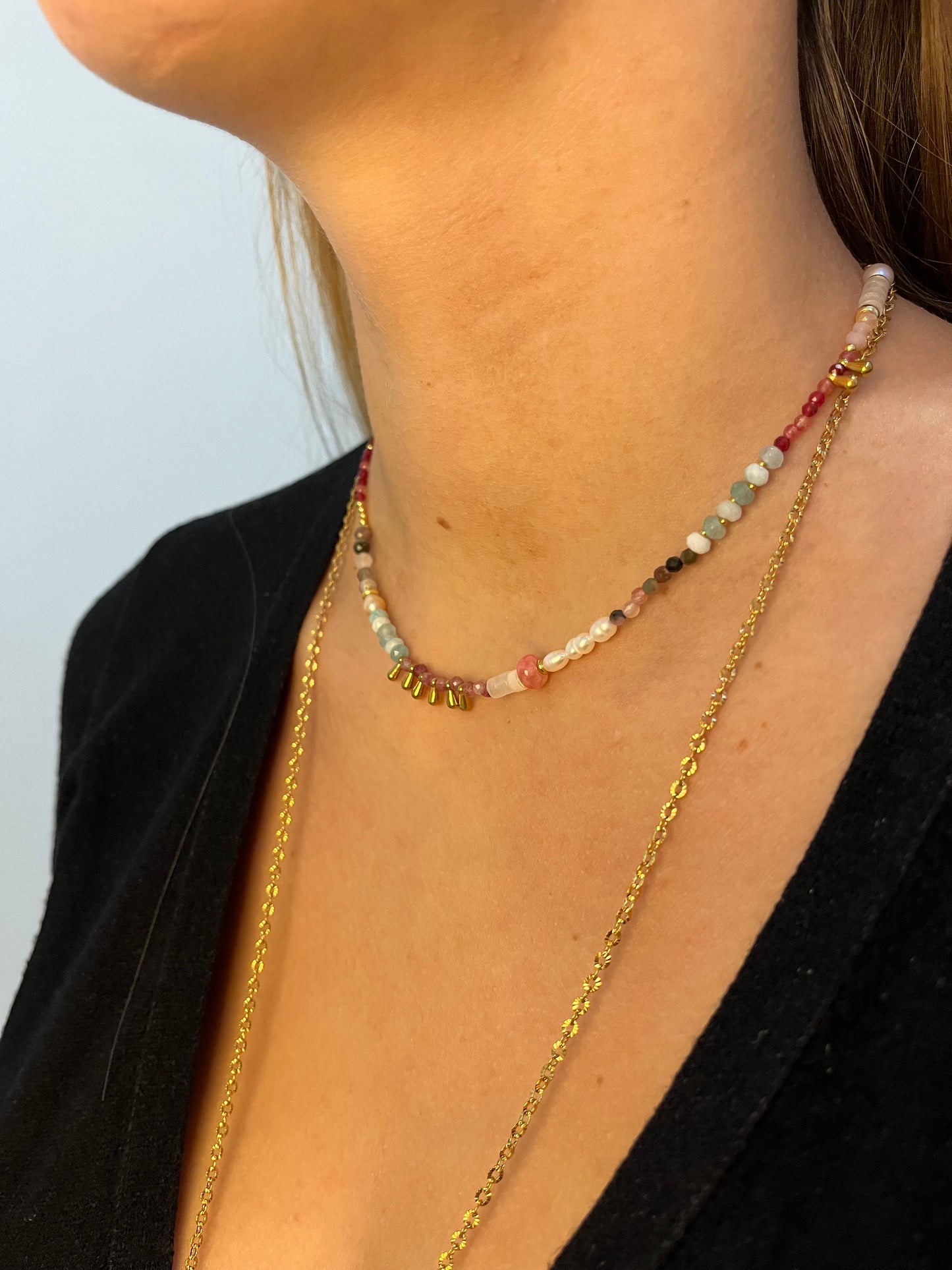 Rory - Collier perlé